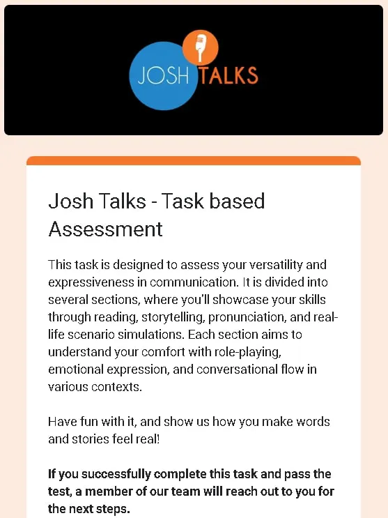 Josh Talks Work From Home Job – Earn Rs 30,000/month 3 Audio Recordist Work From Home Job