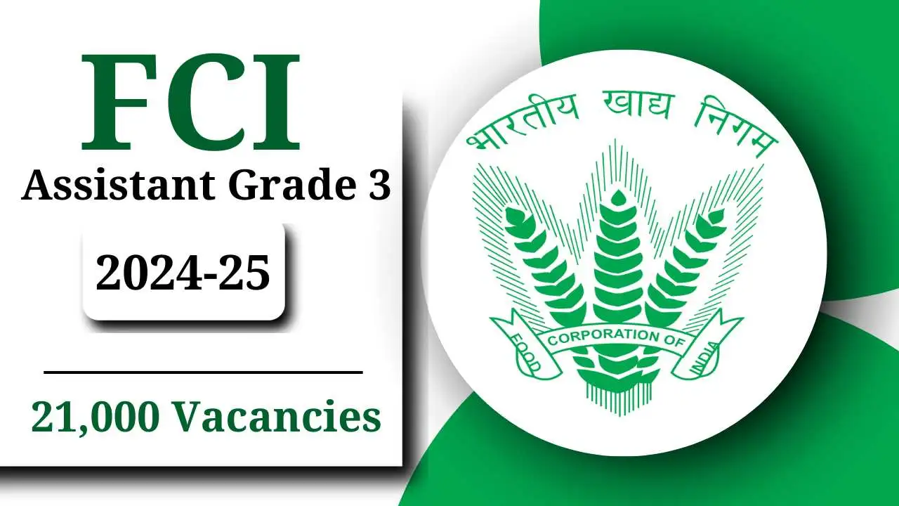 FCI Assistant Grade 3