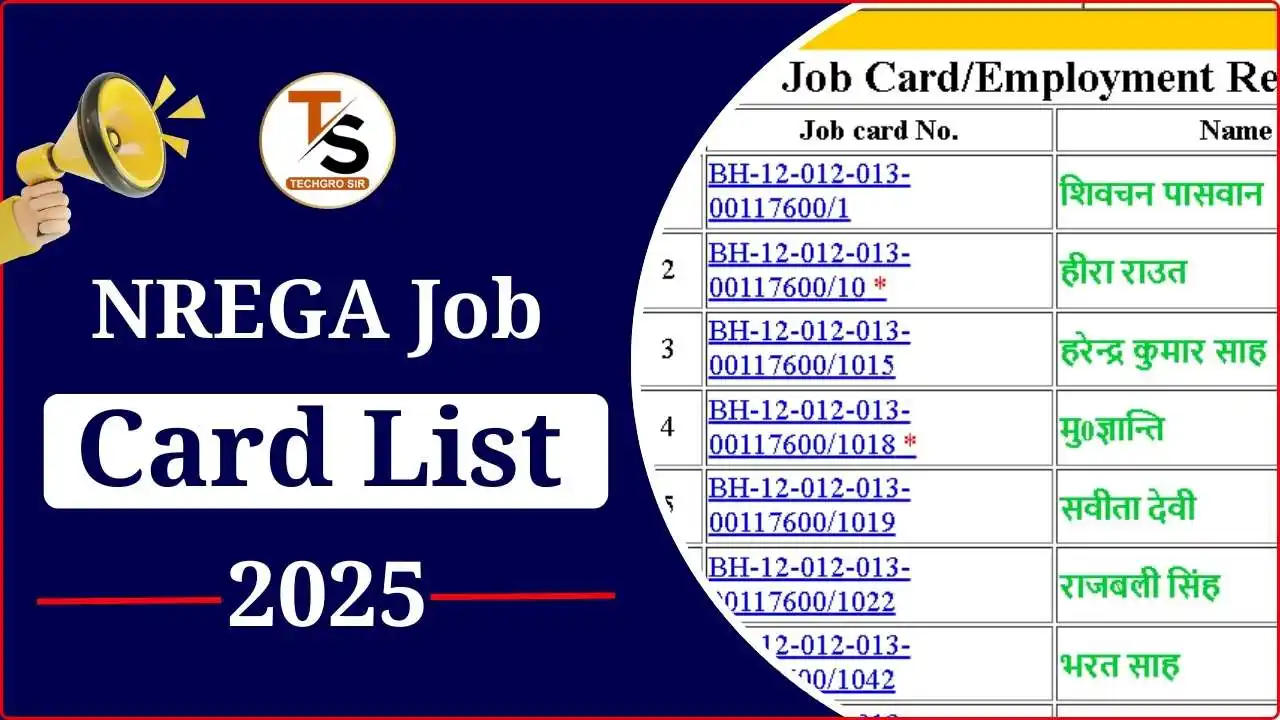 NREGA Job Card List 2025: A Complete Guide To Check Online 1 NREGA Job Card List