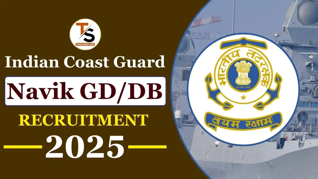 Indian Coast Guard Navik GD-DB