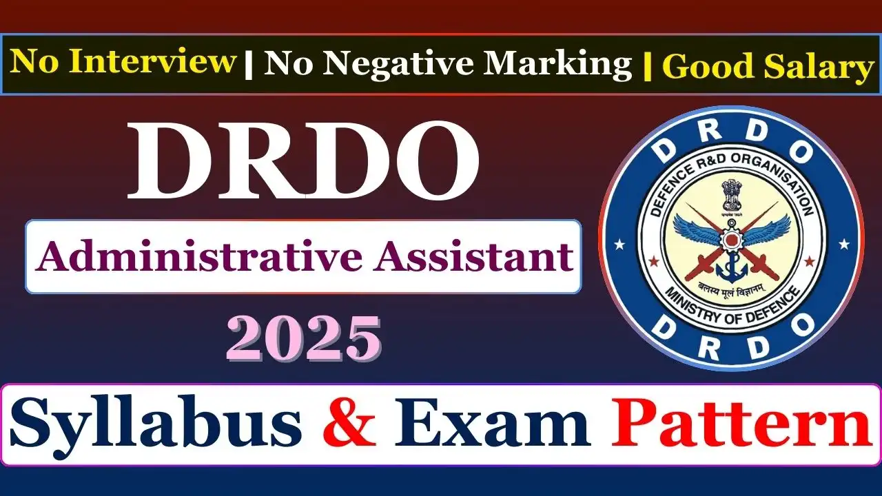 DRDO Administrative Assistant Syllabus