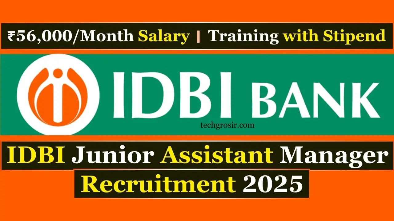 IDBI Junior Assistant Manager Recruitment 2025: Eligibility, Salary, Selection Process 1 IDBI Junior Assistant Manager